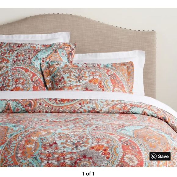 Pottery Barn Other - Pottery Barn | Paloma Paisley King Duvet and Shams